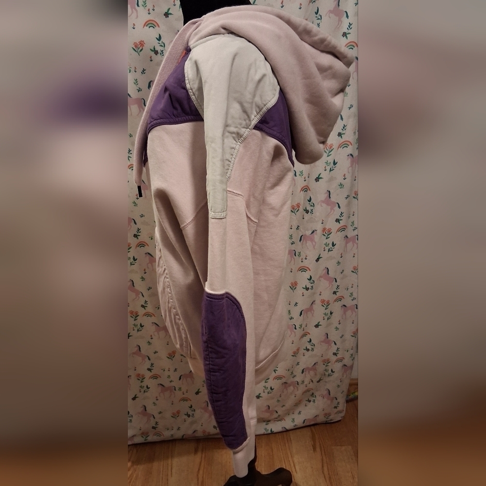 EUC Isabel Marant Nansel Pink & Purple Cotton Casual Winter Hoodie Sweater SZ S - Picture 3 of 6